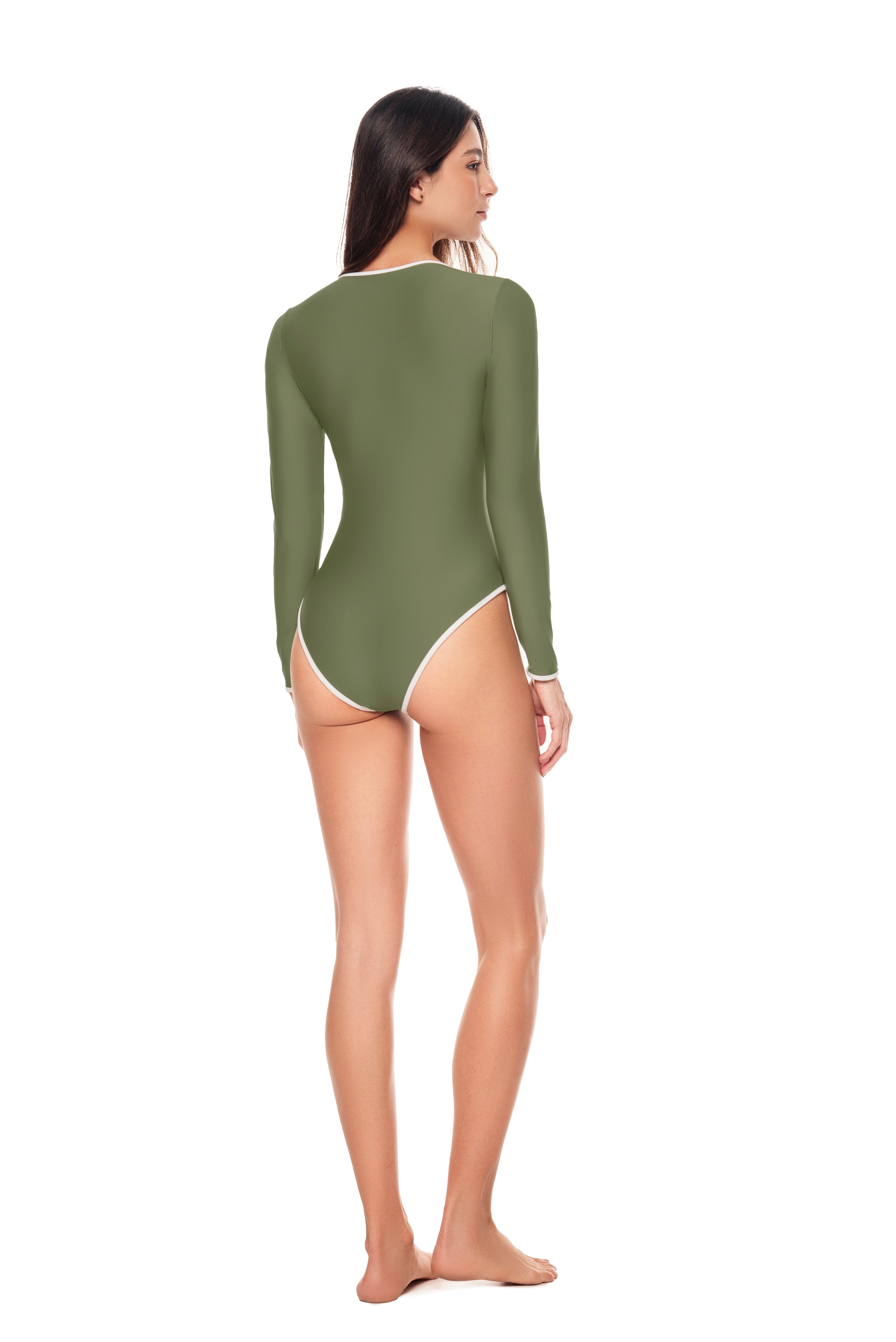 Vestido De Baño Entero Solet Olivo